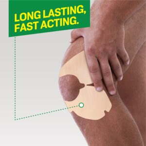 Absorbine Jr. Knee Pain Relief Patch for Knee Cramps, Strains, and Joint Pain, 6 Count - Image 4