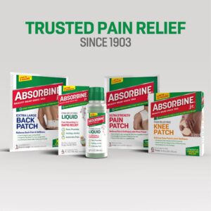 Absorbine Jr. Knee Pain Relief Patch for Knee Cramps, Strains, and Joint Pain, 6 Count - Image 9