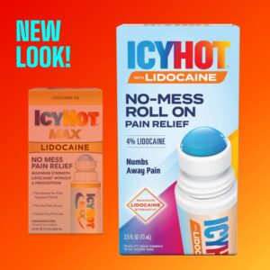 Icy Hot Maximum Strength Lidocaine No-Mess Pain Relief Liquid, No-Mess Applicator, 2.5 Ounces - Image 3