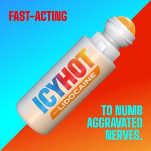 Icy Hot Maximum Strength Lidocaine No-Mess Pain Relief Liquid, No-Mess Applicator, 2.5 Ounces - Image 4