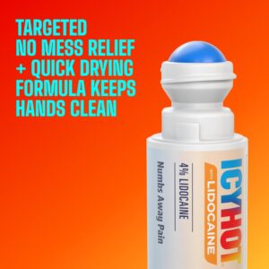 Icy Hot Maximum Strength Lidocaine No-Mess Pain Relief Liquid, No-Mess Applicator, 2.5 Ounces - Image 6