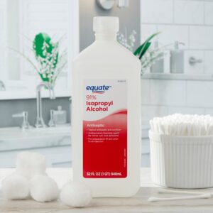 Equate 91% Isopropyl Alcohol Antiseptic Liquid, 32 fl oz - Image 2