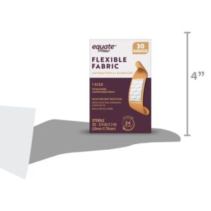 Equate Flexible Antibacterial Fabric Bandages, 30 Count - Image 7