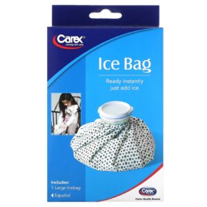 Carex Ice Bag for Pain Headaches, Ankle Sprains, Arthritis Flare-Ups, Minor Cuts & Bruises, Reusable - Image 3