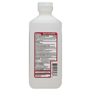 Equate 91% Isopropyl Alcohol Liquid Antiseptic, 16 fl oz - Image 5