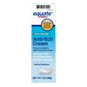Equate Extra Strength Anti-Itch and Skin Protectant Cream Diphenhydramine HCl 2%, 1 oz, Compare to Extra Strength Benadryl® Cream Active Ingredient - Image 10