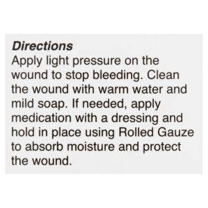 Equate Rolled Gauze, 2 in x 2.5 yds - Image 4
