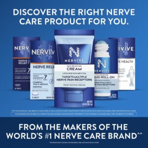 Nervive Topical Pain Relief Cream, Numbing Lidocaine for Nerve Pain Relief in Hands and Feet, 3 oz - Image 6