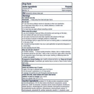 Nervive Topical Pain Relief Cream, Numbing Lidocaine for Nerve Pain Relief in Hands and Feet, 3 oz - Image 7