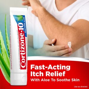 Cortizone 10 Soothing Aloe Creme 1 ounce Tube Flexible Packaging - Image 12