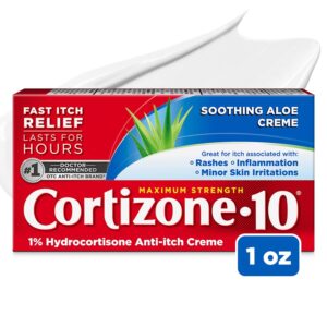 Cortizone 10 Soothing Aloe Creme 1 ounce Tube Flexible Packaging - Image 22