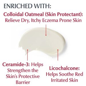 Eucerin Eczema Relief Body Cream with Colloidal Oatmeal Skin Protectant, Fragrance Free, 8 oz - Image 4