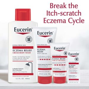 Eucerin Eczema Relief Body Cream with Colloidal Oatmeal Skin Protectant, Fragrance Free, 8 oz - Image 10