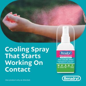 Benadryl Extra Strength Anti-Itch Cooling Spray, Travel Size, 2 fl. oz - Image 5