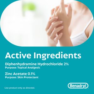 Benadryl Extra Strength Anti-Itch Cooling Spray, Travel Size, 2 fl. oz - Image 11