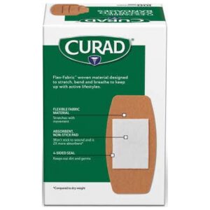 Curad Flex Fabric Assorted Size Bandages, 100 Count - Image 4