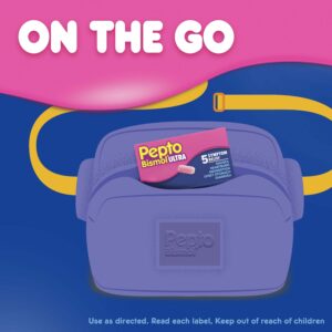 Pepto Bismol Caplets Ultra, Indigestion and Anti-Diarrhea Stomach Relief, 24 Count - Image 7