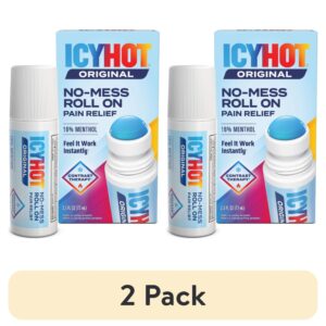 Icy Hot Original Medicated Pain Relief Liquid with No Mess Applicator, 2.5 Fluid Ounces - Image 8