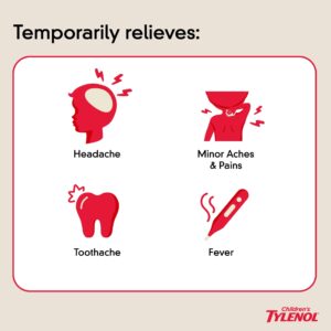 Children's Tylenol Chewables with 160 mg Acetaminophen, Grape, 24 Ct - Image 2