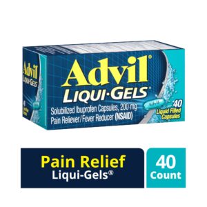 Advil Liqui-Gels Pain Relievers for Headache Relief, Fever Reducer Liquid Filled Capsules, 200 Mg Ibuprofen, 80 Count - Image 16