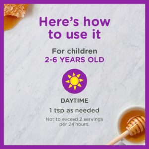 Zarbee's Children's Day Honey Cough Syrup + Immune, Berry, 4 fl. oz - Image 6