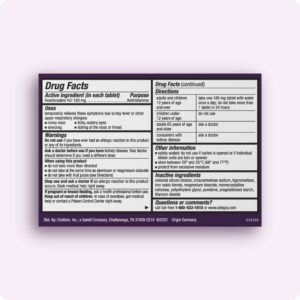 Allegra Adult 24-Hour Allergy Relief, Non-Drowsy, 180 mg Fexofenadine HCI, 15 Tablets - Image 3