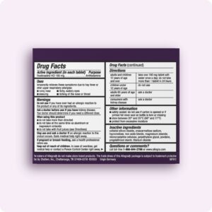 Allegra Adult 24-Hour Allergy Relief, Non-Drowsy, 180 mg Fexofenadine HCI, 15 Tablets - Image 12
