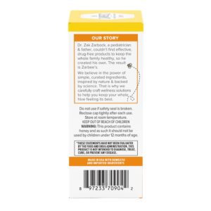 Zarbee's Baby Soothing Honey Cough Syrup, Peach & Honey, 2 fl. oz - Image 14