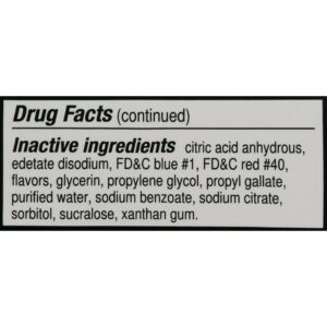 Equate Children's Multi-Symptom Cold & Fever Liquid, Berry Burst Flavor, Ages 6 to 12 Years, 4 fl oz, Compare to Children's Mucinex® Multi-Symptom Cold & Fever Active Ingredients - Image 7