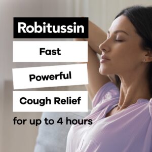 Robitussin Adult Maximum Strength Cough and Cold Medicine Syrup, Elderberry, 8 fl oz - Image 3