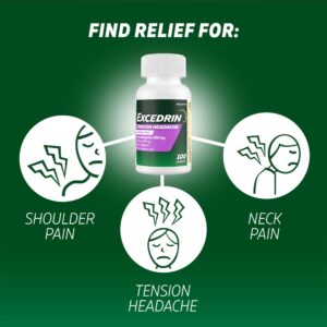 Excedrin Tension Headache Relief Caplets With Acetaminophen and Caffeine, 100 Count - Image 4