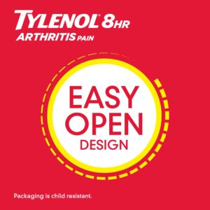 Tylenol 8 Hour Arthritis & Joint Pain Acetaminophen Caplets, 100 Count - Image 5