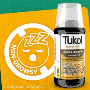 Tukol X-Pecto Honey Cold Syrup Multi Symptom over-the-counter Medicine, 4 fl oz - Image 6