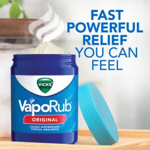 Vicks Vaporub Cough Suppressant Chest Rub Ointment, Original, 6 oz - Image 8