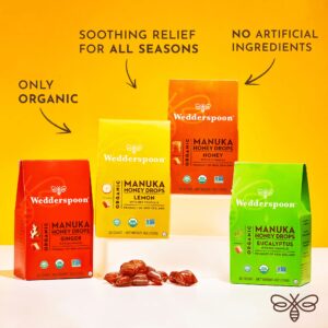 Wedderspoon Organic Manuka Honey Drops - Honey 20ct - Image 2