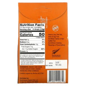 Wedderspoon Organic Manuka Honey Drops - Honey 20ct - Image 9