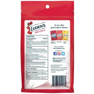Luden's Wild Cherry Throat Drops | Deliciously Soothing | 30 Drops | 1 Bag - Image 5