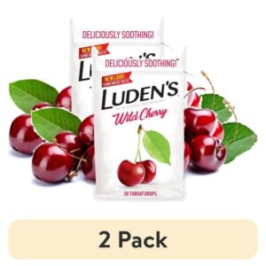 Luden's Wild Cherry Throat Drops | Deliciously Soothing | 30 Drops | 1 Bag - Image 8