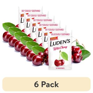 Luden's Wild Cherry Throat Drops | Deliciously Soothing | 30 Drops | 1 Bag - Image 14