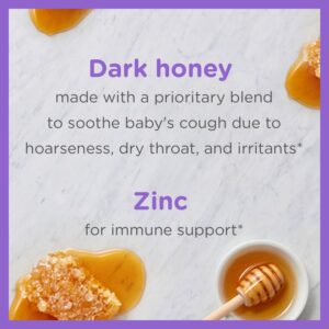Zarbee's Baby Honey Cough Syrup + Immune Support*, Grape, 2 fl. oz - Image 3