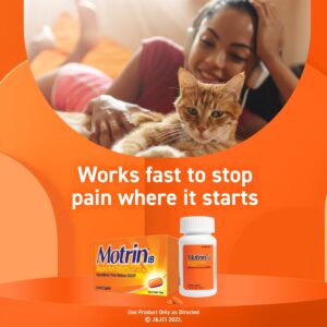 Fast-Acting Motrin IB, Ibuprofen 200mg for Pain & Fever Relief, 225 Count - Image 7