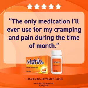 Fast-Acting Motrin IB, Ibuprofen 200mg for Pain & Fever Relief, 225 Count - Image 9