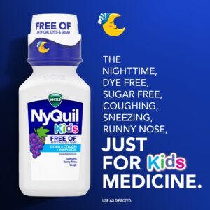 Vicks DayQuil and NyQuil Kids Cold Cough Syrup, Childrens Cold Medicine, No Artificial Dyes, 2x6 Fl oz - Image 3