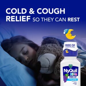 Vicks DayQuil and NyQuil Kids Cold Cough Syrup, Childrens Cold Medicine, No Artificial Dyes, 2x6 Fl oz - Image 5