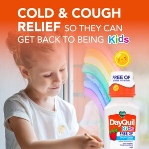 Vicks DayQuil and NyQuil Kids Cold Cough Syrup, Childrens Cold Medicine, No Artificial Dyes, 2x6 Fl oz - Image 6
