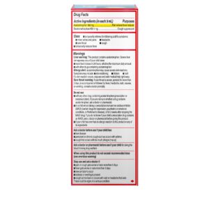 Children's Tylenol Cold, Cough, and Sore Throat, Bubblegum, 4 fl. oz - Image 5