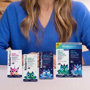 Kinderfarms KinderMed Kids' Cough and Congestion, Oral Suspension, Organic Berry Flavor, 4 oz (118 ml) - Image 5
