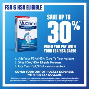 Mucinex 12 Hr Max Strength Chest Congestion Expectorant Tablets, 14ct (Pack of 2) - Image 4