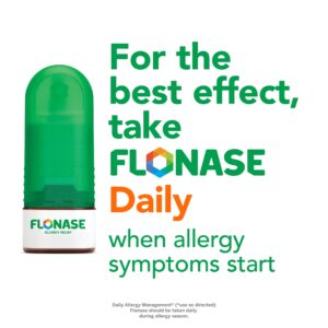 Flonase Nasal Spray 24 Hour Non-Drowsy Allergy Relief Medicine, 144 Sprays - Image 5