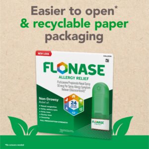 Flonase Nasal Spray 24 Hour Non-Drowsy Allergy Relief Medicine, 144 Sprays - Image 7